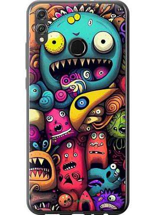 Чохол на huawei honor 8x змішні монстри "5549u-1596-10746"
