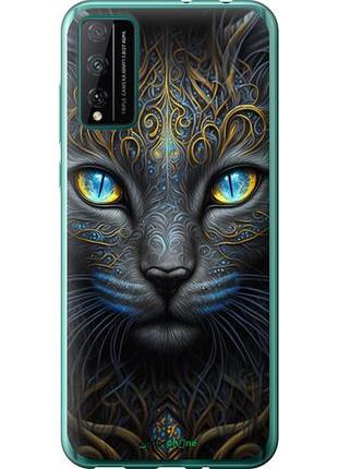 Чехол на huawei honor play 4t pro кошка "5548u-1914-10746"