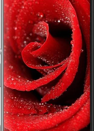 Чехол на sony xperia m5 e5633 красная роза "529u-217-10746"