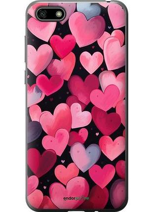 Чехол на huawei y5 2018 сердечки 4 "5662u-1500-10746"