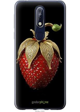 Чехол на nokia 7.1 клубника v3 "5638u-1593-10746"