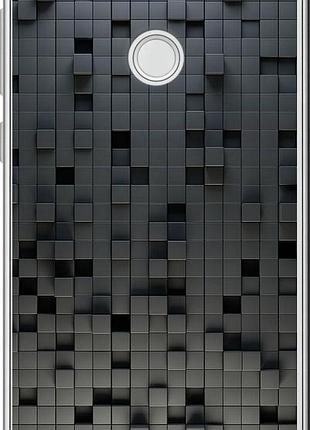 Чехол на huawei p8 lite (2017) кубики "1061u-777-10746"