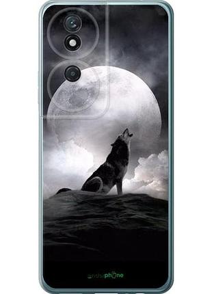 Чехол на huawei honor play 50 plus воющий волк "934u-3399-10746"