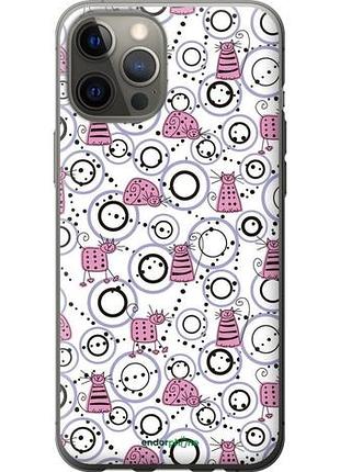 Чохол на iphone 12 pro max смішні коти "907u-2054-10746"