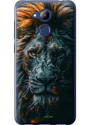 Чехол на huawei honor 6c pro лев в сумерках "6154u-1358-10746"
