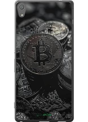 Чохол на sony xperia xa ultra dual f3212 black bitcoin "6090u-391-10746"