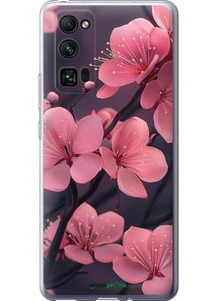 Чехол на huawei honor 30 pro пурпурная сакура "6075u-1920-10746"
