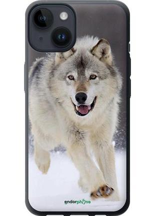 Чехол на iphone 14 бегущий волк "826u-2648-10746"