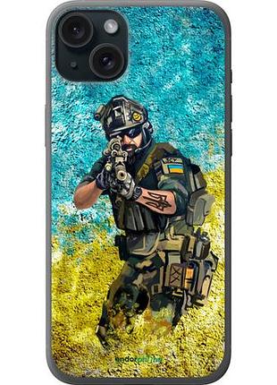 Чохол на iphone 15 plus воїн зсу "5311u-3097-10746"