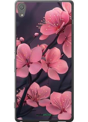Чехол на sony xperia xa ultra dual f3212 пурпурная сакура "6075u-391-10746"