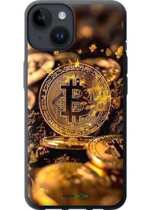 Чехол на iphone 14 золотая лихорадка биткойна "6089u-2648-10746"