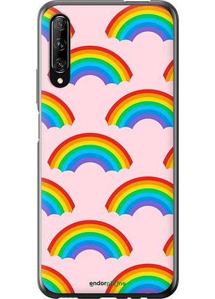 Чехол на huawei p smart pro rainbows "4478u-1906-10746"