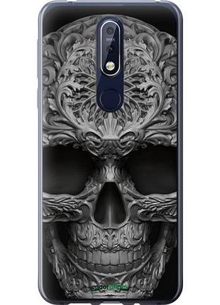 Чехол на nokia 7.1 skull-ornament "4101u-1593-10746"