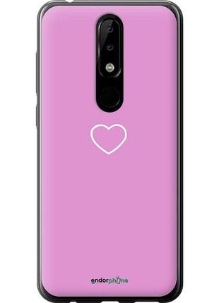Чохол на nokia 5.1 plus серце 2 "4863u-1543-10746"