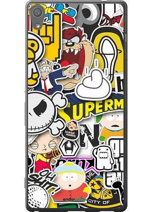 Чехол на sony xperia xa ultra dual f3212 popular logos "4023u-391-10746"