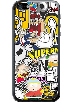 Чехол на iphone 5s popular logos "4023u-21-10746"