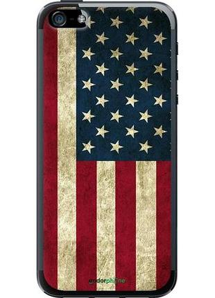 Чехол на iphone 5s флаг сша "395u-21-10746"