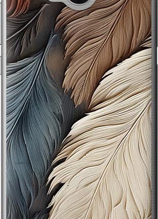 Чехол на huawei y5 2017 листья в стиле бохо "5643u-992-10746"