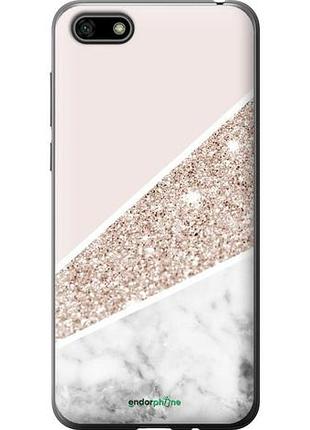 Чехол на huawei honor 7a пастельный мрамор "4342u-1805-10746"
