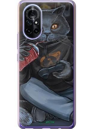 Чехол на huawei nova 8 gamer cat "4140u-2245-10746"