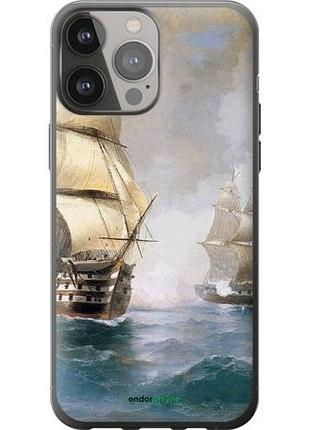 Чехол на iphone 13 pro max айвазовский. корабли "160u-2371-10746"