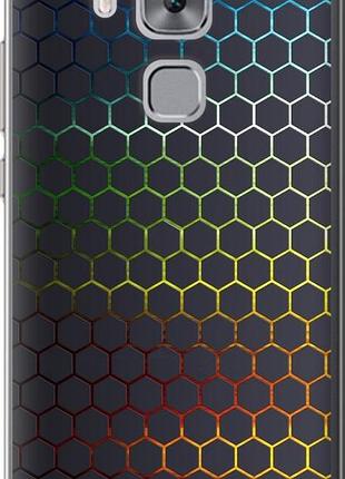 Чохол на huawei nova plus переливні стільники "498u-961-10746"