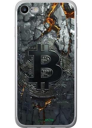 Чехол на iphone se 2022 раскаленный биткойн "6091u-3737-10746"