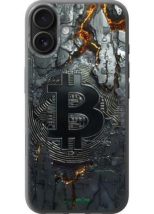 Чехол на iphone 16 plus раскаленный биткойн "6091u-3714-10746"