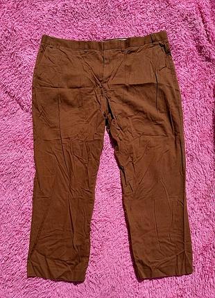Чоловічі коричневі брюки m&s w42 l29