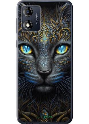 Чехол на motorola moto e13 кошка "5548u-3053-10746"