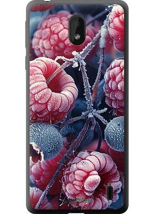 Чехол на nokia 1 plus морозные ягоды "6033u-1677-10746"