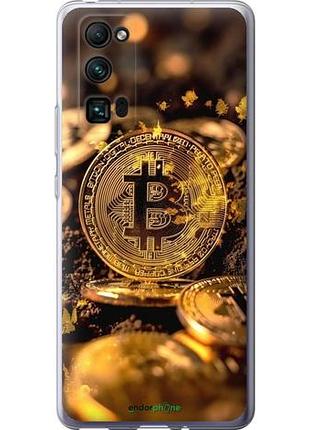 Чехол на huawei honor 30 pro золотая лихорадка биткойна "6089u-1920-10746"