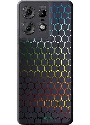 Чохол на motorola edge 50 pro 5g переливні стільники "498u-3710-10746"