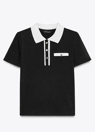 Нова футболка поло zara