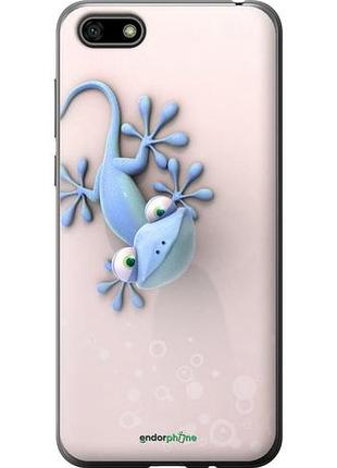 Чехол на huawei honor 7a геккончик "1094u-1805-10746"