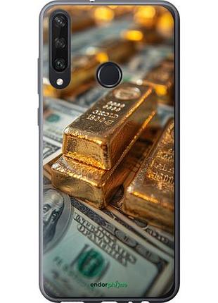 Чехол на huawei y6p слитки и доллары "6105u-1952-10746"