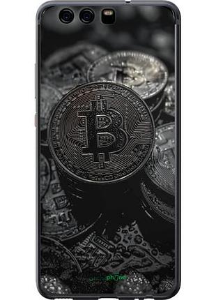 Чехол на huawei p10 black bitcoin "6090u-780-10746"