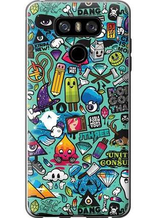 Чехол на lg g6 стикер бомбинг 1 "693u-836-10746"