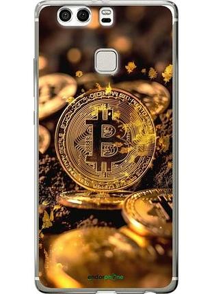 Чохол на huawei p9 plus золота лихоманка біткойна "6089u-300-10746"