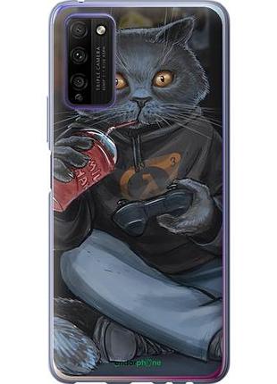 Чехол на huawei honor 30 lite gamer cat "4140u-2074-10746"