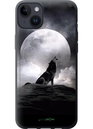 Чехол на iphone 14 plus воющий волк "934u-2645-10746"