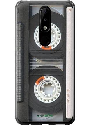 Чехол на nokia 5.1 plus кассета "876u-1543-10746"