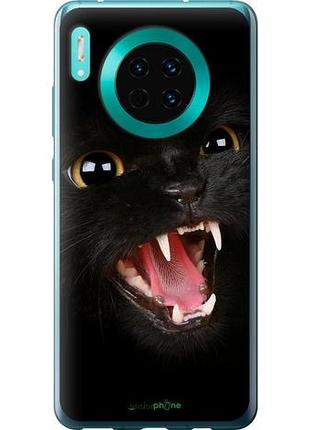 Чохол на huawei mate 30 чорна кішка "932u-1773-10746"