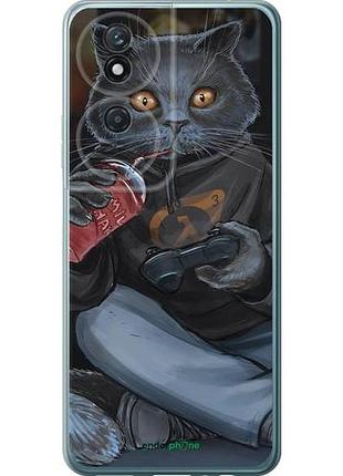 Чехол на huawei honor play 50 plus gamer cat "4140u-3399-10746"