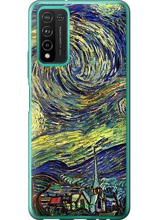 Чехол на huawei honor 10x lite винсент ван гог. звёздная ночь "163u-2198-10746"