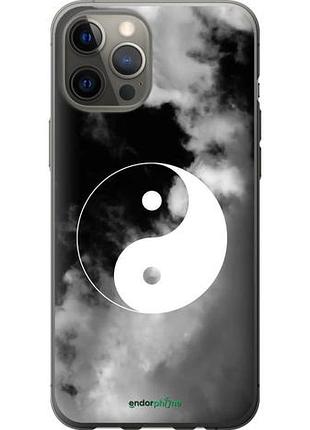 Чехол на iphone 12 pro max инь и янь "4389u-2054-10746"