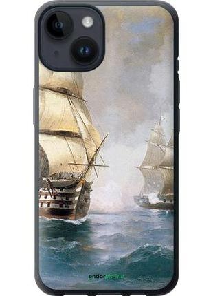 Чехол на iphone 14 айвазовский. корабли "160u-2648-10746"