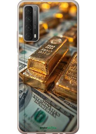 Чохол на huawei p smart 2021 слитки та 1$ "6105u-2100-10746"