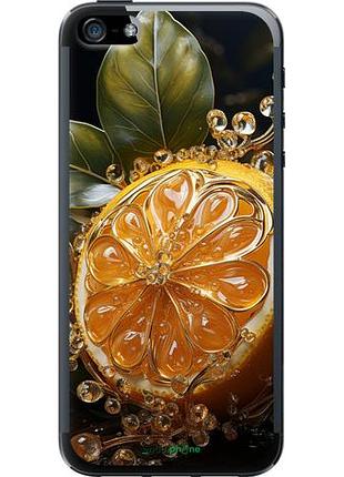 Чехол на iphone se лимон "5647u-214-10746"