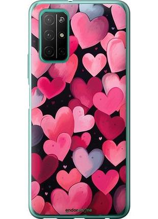 Чехол на huawei honor 30s сердечки 4 "5662u-1897-10746"